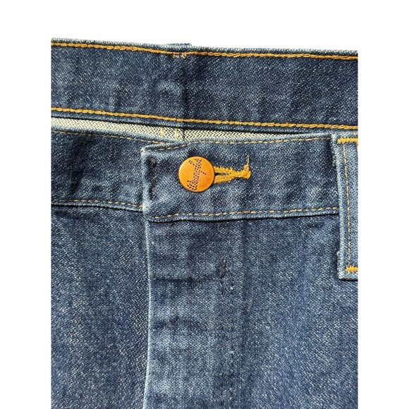 Wrangler 936DEN Cowboy Cut Slim Fit Jeans Men’s 36x36 Blue Denim Straight USA - Picture 4 of 9